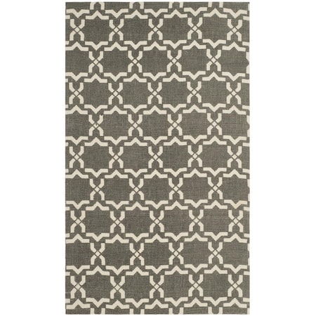 Safavieh 2 ft. 3 in. x 3 ft. 9 in. Cedar Brook Hand Loomed Accent Area Rug Grey & Ivory CDR231D-24
